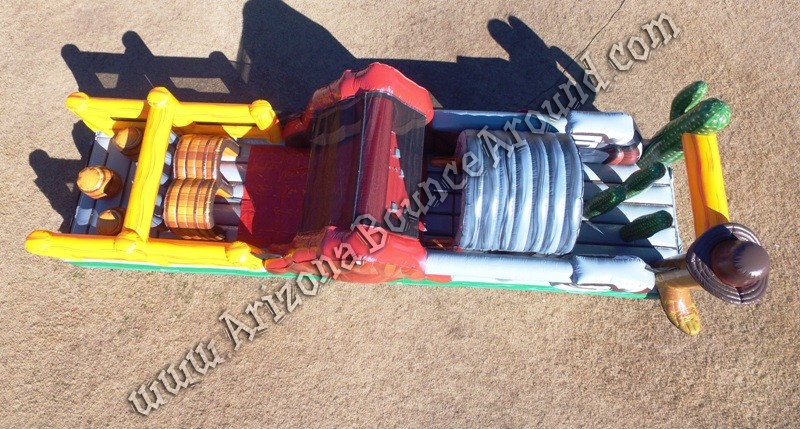 Western themed obstacle course rental Phoenix Arizona